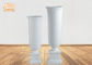 मैट व्हाइट फ़्लोर वैस Homewares डेकोरेटिव आइटम्स तुरही शीसे रेशा टेबल Vases
