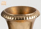 छोटी सी मेज Vases शीसे रेशा फूल बर्तन सोने की पत्ती संयंत्र बर्तन इनडोर उपयोग