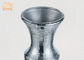 घर की सजावट तुरही के आकार का शीसे रेशा प्लांटर्स टेबल vases चांदी मोज़ेक ग्लास खत्म