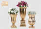 छोटी सी मेज Vases शीसे रेशा फूल बर्तन सोने की पत्ती संयंत्र बर्तन इनडोर उपयोग