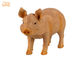 गृह सज्जा जीवन का आकार पोलिरेसिन पशु मूर्तियाँ सुअर की मूर्तिकला तल प्रतिमा
